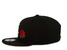 Load image into Gallery viewer, Chicago White Sox New Era MLB 9Fifty 950 Snapback Cap Hat Black Crown White Logo with Rose Red UV