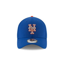 Load image into Gallery viewer, New York Mets New Era MLB 39THIRTY 3930 Flexfit Cap Hat Royal Blue Crown/Visor Dark Gray/Orange Logo