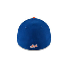 Load image into Gallery viewer, New York Mets New Era MLB 39THIRTY 3930 Flexfit Cap Hat Royal Blue Crown/Visor Dark Gray/Orange Logo