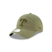 Load image into Gallery viewer, (Women) Texas Rangers New Era MLB 9TWENTY 920 Adjustable Cap Hat Olive Crown/Visor Olive Logo