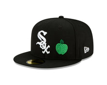 Load image into Gallery viewer, Chicago White Sox New Era MLB 59FIFTY 5950 Fitted Cap Hat Black Crown/Visor Team Color Logo (Crystal Icon)