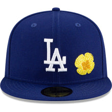 Load image into Gallery viewer, Los Angeles Dodgers New Era MLB 59FIFTY 5950 Fitted Cap Hat Royal Blue Crown/Visor Team Color Logo (Crystal Icon)