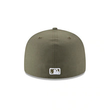 Load image into Gallery viewer, Boston Red Sox New Era MLB 59FIFTY 5950 Fitted Cap Hat Olive Crown/Visor White Logo