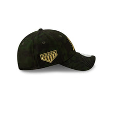 Load image into Gallery viewer, (Women) Miami Marlins New Era MLB 9TWENTY 920 Adjustable Cap Hat Camo Crown/Visor Golden Logo (2019 Armed Forces Day)