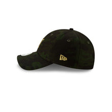 Load image into Gallery viewer, (Women) Miami Marlins New Era MLB 9TWENTY 920 Adjustable Cap Hat Camo Crown/Visor Golden Logo (2019 Armed Forces Day)