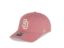 Load image into Gallery viewer, San Diego Padres '47 Brand MLB Clean Up Adjustable Cap Hat Pink Crown/Visor White Logo