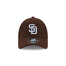 Load image into Gallery viewer, San Diego Padres New Era MLB 9FORTY 940 Adjustable Cap Hat Brown Crown/Visor Sky Blue Logo (Father’s Day)
