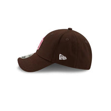 Load image into Gallery viewer, San Diego Padres New Era MLB 9FORTY 940 Adjustable Cap Hat Dark Brown Crown/Visor Pink Logo Mother's Day 2020