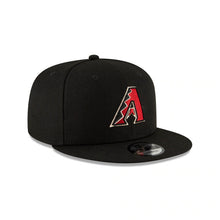 Load image into Gallery viewer, Arizona Diamondbacks New Era MLB 9FIFTY 950 Snapback Cap Hat Black Crown/Visor Team Color Logo