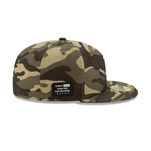 Load image into Gallery viewer, Los Angeles Dodgers New Era MLB 59FIFTY 5950 Fitted Cap Hat Camo (Desert) Crown/Visor White/Black Logo (Armed Forces Day)