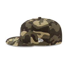 Load image into Gallery viewer, Los Angeles Dodgers New Era MLB 59FIFTY 5950 Fitted Cap Hat Camo (Desert) Crown/Visor White/Black Logo (Armed Forces Day)