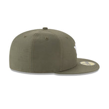 Load image into Gallery viewer, Houston Astros New Era MLB 59FIFTY 5950 Fitted Cap Hat Olive Crown/Visor White/Olive Logo