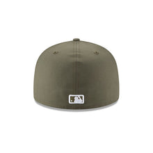 Load image into Gallery viewer, Houston Astros New Era MLB 59FIFTY 5950 Fitted Cap Hat Olive Crown/Visor White/Olive Logo