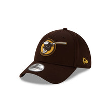 Load image into Gallery viewer, San Diego Padres New Era MLB 39THIRTY 3930 Flexfit Cap Hat Brown Crown/Visor Team Color Round Friar Logo