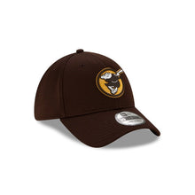Load image into Gallery viewer, San Diego Padres New Era MLB 39THIRTY 3930 Flexfit Cap Hat Brown Crown/Visor Team Color Round Friar Logo