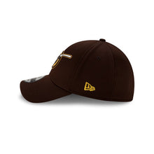 Load image into Gallery viewer, San Diego Padres New Era MLB 39THIRTY 3930 Flexfit Cap Hat Brown Crown/Visor Team Color Round Friar Logo