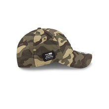 Load image into Gallery viewer, Oakland Athletics New Era MLB 9TWENTY 920 Adjustable Cap Hat Camo (Desert) Crown/Visor White/Black Logo (Armed Forces Day)
