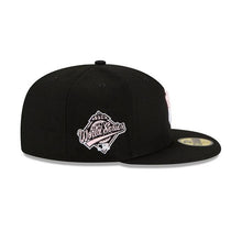 Load image into Gallery viewer, New York Yankees New Era MLB 59Fifty 5950 Fitted Cap Hat Black Crown/Visor White/Pink Logo Pink UV (Team Drip)