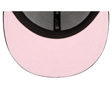 Load image into Gallery viewer, Toronto Blue Jays New Era MLB 59Fifty 5950 Fitted Cap Hat Black Crown/Visor White/Pink Logo Pink UV (Team Drip)