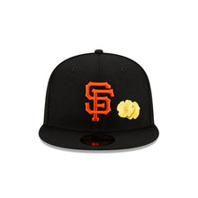 Load image into Gallery viewer, San Francisco Giants New Era MLB 59FIFTY 5950 Fitted Cap Hat Black Crown/Visor Orange Logo City Transit