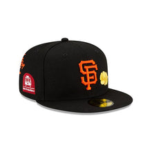 Load image into Gallery viewer, San Francisco Giants New Era MLB 59FIFTY 5950 Fitted Cap Hat Black Crown/Visor Orange Logo City Transit