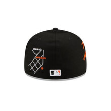 Load image into Gallery viewer, San Francisco Giants New Era MLB 59FIFTY 5950 Fitted Cap Hat Black Crown/Visor Orange Logo City Transit