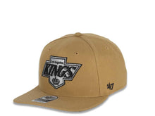 Load image into Gallery viewer, Los Angeles Kings '47 NHL Snapback Cap Hat Wheat Crown/Visor Black/Silver Vintage Logo