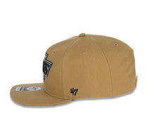 Load image into Gallery viewer, Los Angeles Kings '47 NHL Snapback Cap Hat Wheat Crown/Visor Black/Silver Vintage Logo