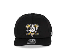 Load image into Gallery viewer, Mighty Ducks '47 NHL Snapback Cap Hat Black Crown/Visor Vintage Logo