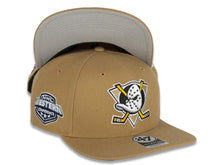 Load image into Gallery viewer, Mighty Ducks '47 NHL Snapback Cap Hat Wheat Crown/Visor Vintage Logo