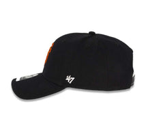 Load image into Gallery viewer, San Francisco Giants '47 Brand MLB MVP Adjustable Snapback Closure Cap Hat Team Color Black Crown/Visor Orange Logo 2010 World Series Side Patch Gray UV