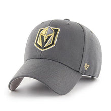 Load image into Gallery viewer, Las Vegas Golden Knight '47 Brand NHL MVP Adjustable Cap Hat Gray Crown/Visor Team Color Logo
