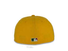 Load image into Gallery viewer, New York Yankees New Era MLB 59Fifty 5950 Fitted Cap Hat Gold Crown/Visor White Logo with Rose 1999 World Series Side Patch Gray UV