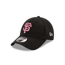 Load image into Gallery viewer, San Francisco Giants New Era MLB 9FORTY 940 Adjustable Cap Hat Black Crown/Visor Pink Logo Mother's Day 2020
