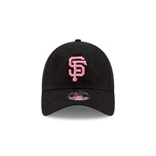 Load image into Gallery viewer, San Francisco Giants New Era MLB 9TWENTY 920 Adjustable Cap Hat Black Crown/Visor Pink Logo Mother's Day 2020