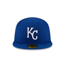 Load image into Gallery viewer, (Kids) Kansas City Royals New Era MLB 59FIFTY 5950 Fitted Cap Hat Royal Blue Crown/Visor White Logo My 1st First