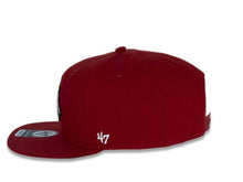 Load image into Gallery viewer, Chicago Blackhawks '47 NHL Snapback Cap Hat Red Crown/Visor Team Color Logo