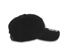 Load image into Gallery viewer, Atlanta Braves '47 MLB Clean Up Adjustable Cap Hat Black Crown/Visor White Logo Pink UV