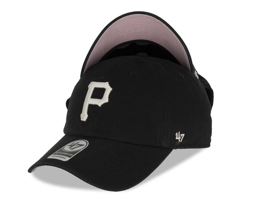 Pittsburgh Pirates '47 Brand MLB Clean Up Adjustable Cap Hat Black