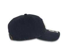 Load image into Gallery viewer, New York Yankees '47 MLB Clean Up Adjustable Cap Hat Navy Crown/Visor White Logo Pink UV