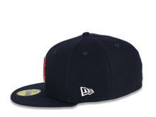 Load image into Gallery viewer, Boston Red Sox New Era MLB 59FIFTY 5950 Fitted Cap Hat Team Color Navy Crown/Visor Red/White Logo City Cluster