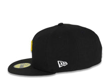 Load image into Gallery viewer, Pittsburgh Pirates New Era MLB 59FIFTY 5950 Fitted Cap Hat Team Color Black Crown/Visor Yellow Logo City Cluster