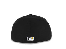 Load image into Gallery viewer, Pittsburgh Pirates New Era MLB 59FIFTY 5950 Fitted Cap Hat Team Color Black Crown/Visor Yellow Logo City Cluster
