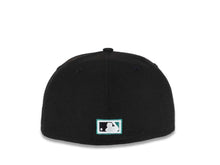 Load image into Gallery viewer, Florida Marlins New Era MLB 59FIFTY 5950 Fitted Cap Hat Black Crown/Visor Team Color Logo City Cluster