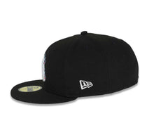 Load image into Gallery viewer, New York Yankees New Era MLB 59FIFTY 5950 Fitted Cap Hat Black Crown/Visor White/Red/Sky Blue Logo Team Fire Flame