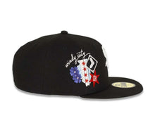 Load image into Gallery viewer, Chicago White Sox New Era MLB 59FIFTY 5950 Fitted Cap Hat Black Crown/Visor White Logo City Cluster