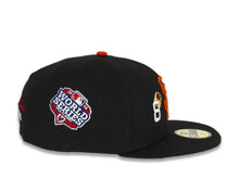 Load image into Gallery viewer, San Francisco Giants New Era MLB 59FIFTY 5950 Fitted Cap Hat Team Color Black Crown/Visor Orange Logo Count the Ring