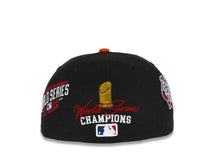 Load image into Gallery viewer, San Francisco Giants New Era MLB 59FIFTY 5950 Fitted Cap Hat Team Color Black Crown/Visor Orange Logo Count the Ring