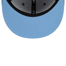 Load image into Gallery viewer, Chicago White Sox New Era MLB 59FIFTY 5950 Fitted Cap Hat Black Crown/Visor White/Red/Sky Blue Logo Team Fire Flame