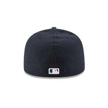 Load image into Gallery viewer, (Youth) Atlanta Braves New Era MLB 59FIFTY 5950 Fitted Cap Hat Team Color Navy Crown/Visor White Logo